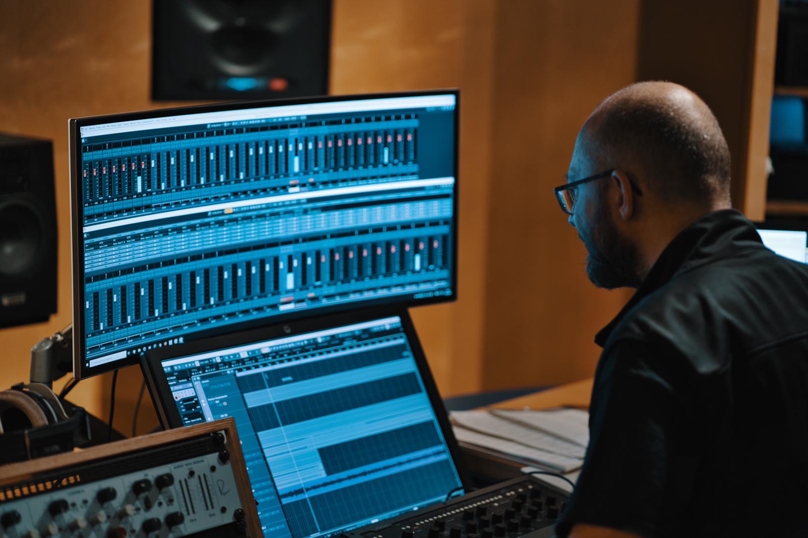 Frank am Mischpult